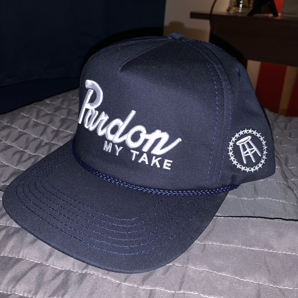 NWOT Barstool Sports Pardon My Take Rope Hat Navy